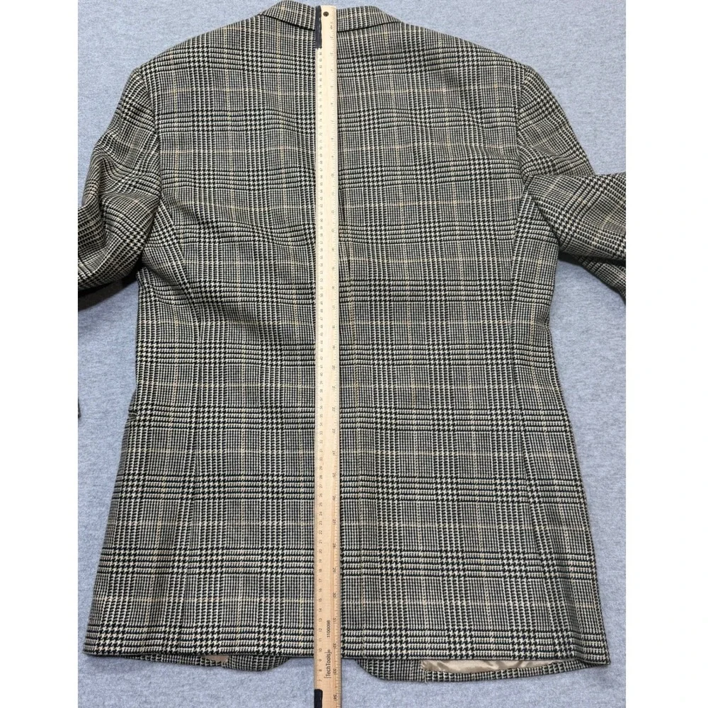 Isaia Napoli 100% Marco G Cashmere Blazer Sport Coat 42 Brown Glen Plaid Italy